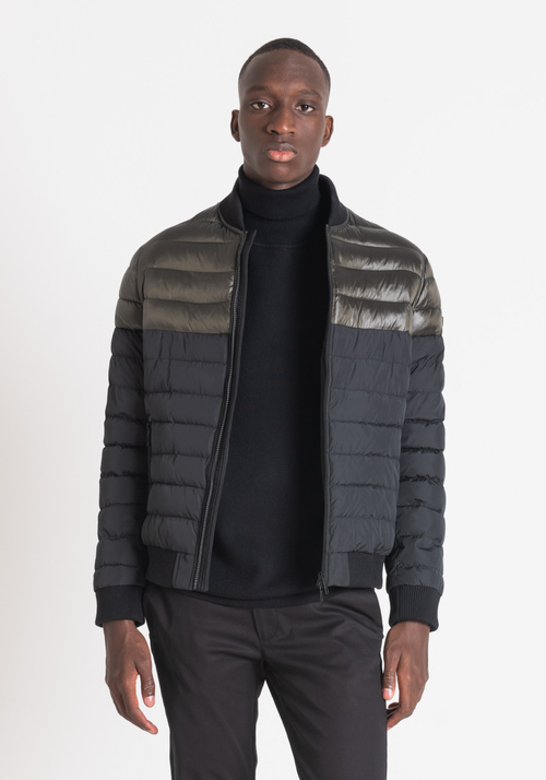 TECHNICAL-FABRIC BOMBER JACKET WITH SUSTAINABLE PADDING - Archive Sale | Antony Morato Online Shop