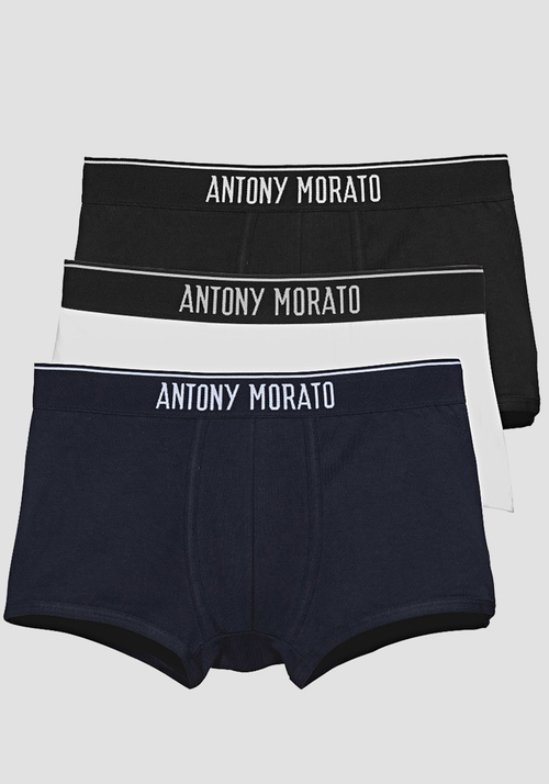 PACK OF 3 BOXER SHORTS IN AN ARRAY OF COLOUR - Men's Underwear | Antony Morato Online Shop