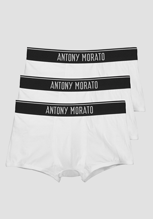 PAQUET DE 3 BOXERS COULEUR UNIE - Sous-vêtements | Antony Morato Online Shop