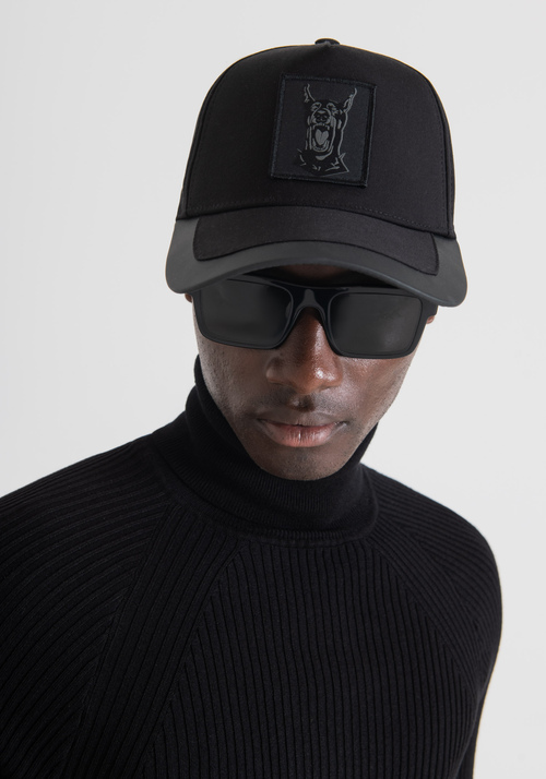 BASEBALL HAT WITH DOBERMANN PATCH - Accessories | Antony Morato Online Shop