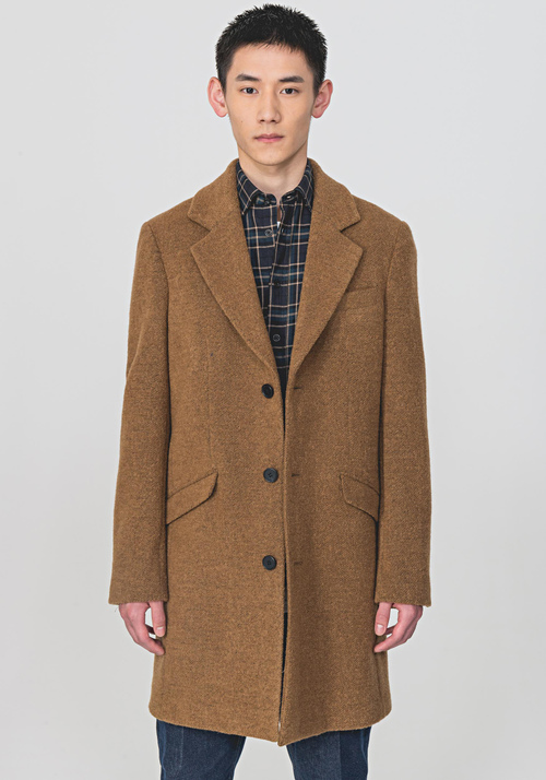 LONGLINE COAT IN A WARM WOOL BLEND - Field Jackets & Coats | Antony Morato Online Shop