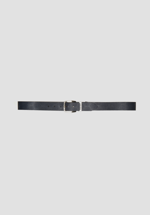 LEATHER BELT WITH POLISHED BUCKLE - Accessories | Antony Morato Online Shop