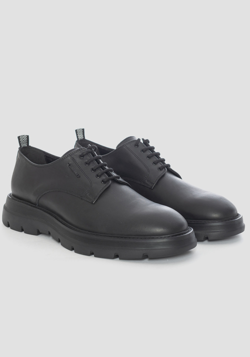 “RUSSELL” DERBY IN SUPPLE LEATHER - Men's Shoes | Antony Morato Online Shop