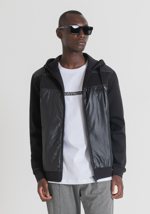 REGULAR-FIT HOODIE WITH CONTRASTING DETAILS - Clothing | Antony Morato Online Shop