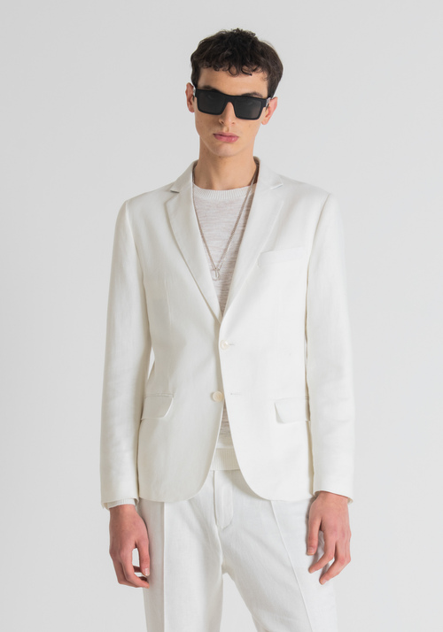 “ZELDA” SLIM-FIT JACKET IN STRETCH FABRIC - Men's Clothing | Antony Morato Online Shop