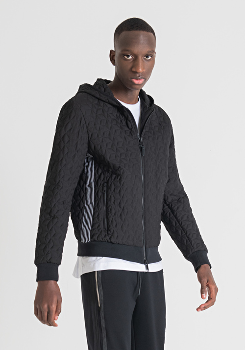 SLIM FIT JACKET IN QUILTED TECHNICAL FABRIC - Men's Field Jackets and Coats | Antony Morato Online Shop