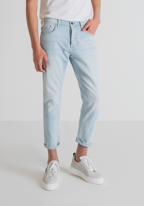 “ARGON” SLIM FIT JEANS IN SOFT DENIM - Men's Slim Fit Jeans | Antony Morato Online Shop
