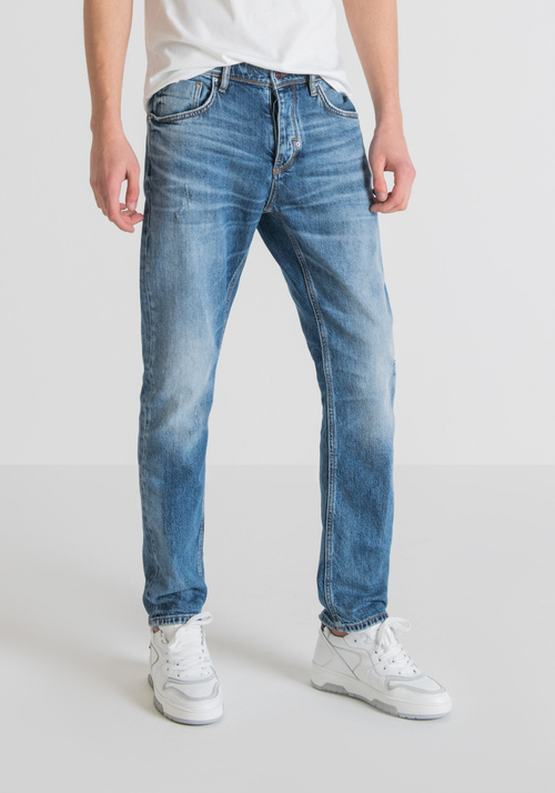 "CLEVE" SLIM-FIT JEANS IN STRETCH DENIM - Jeans | Antony Morato Online Shop