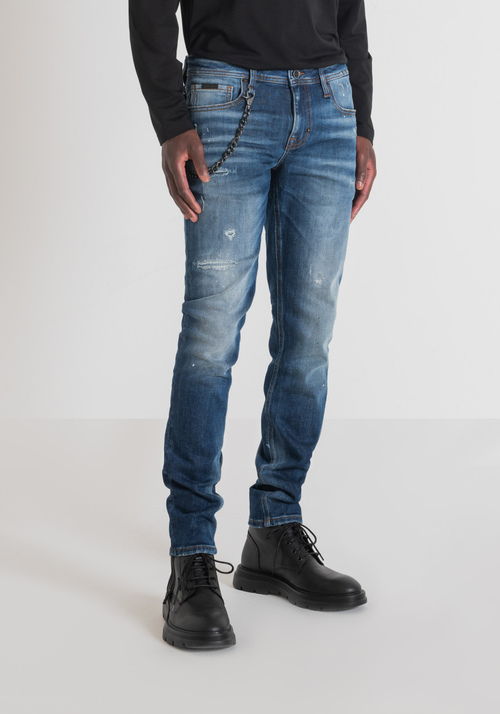 “IGGY” TAPERED FIT JEANS IN COMFORT DENIM - Carry Over | Antony Morato Online Shop
