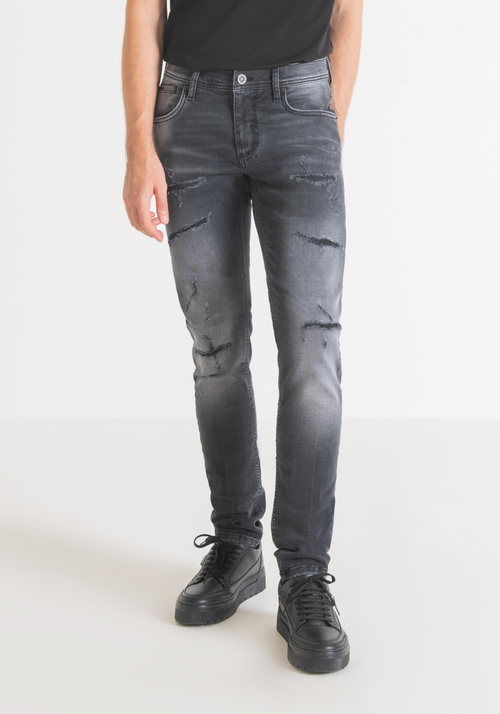 "GILMOUR" SUPER SKINNY FIT JEANS IN STRETCH DENIM - Jeans | Antony Morato Online Shop