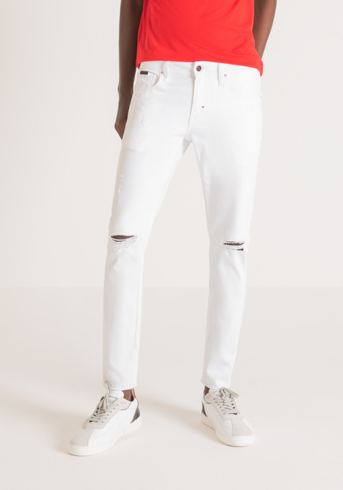 JEANS SUPER SKINNY FIT “MERCURY” IN DENIM CHIARO - Jeans Super Skinny Fit Uomo | Antony Morato Online Shop