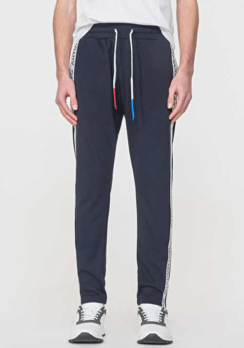 JOGGERS IN JERSEY FLEECE WITH LOGOED BAND DETAILING - Archive Sale | Antony Morato Online Shop