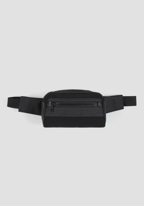 BELT BAG IN POPLIN AND RUBBERISED FABRIC - Leisure Outfit | Antony Morato Online Shop