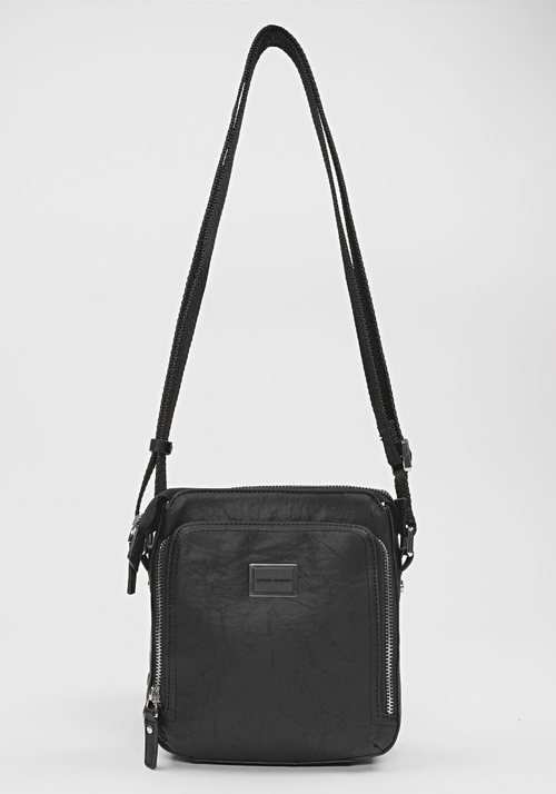 MESSENGER BAG IN FAUX LEATHER WITH BELLOWS POCKET - Men's Accessories | Antony Morato Online Shop