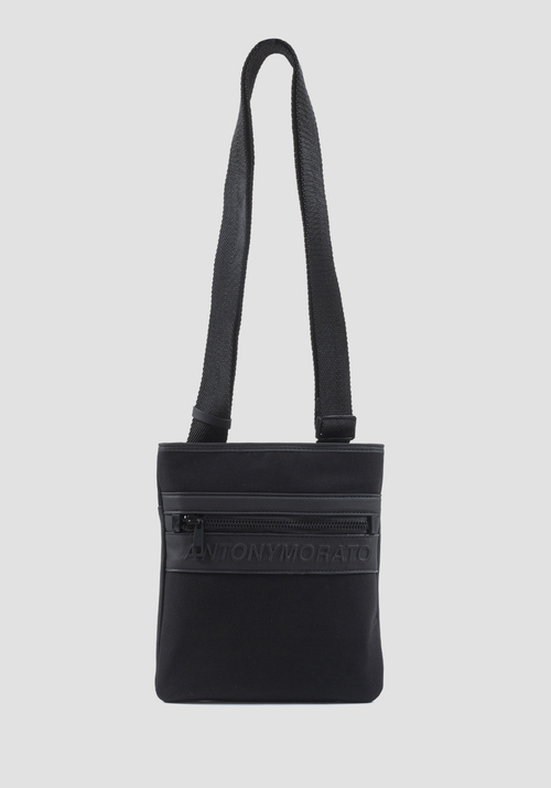 MESSENGER BAG IN POPLIN AND RUBBERISED FABRIC - Leisure Outfit | Antony Morato Online Shop