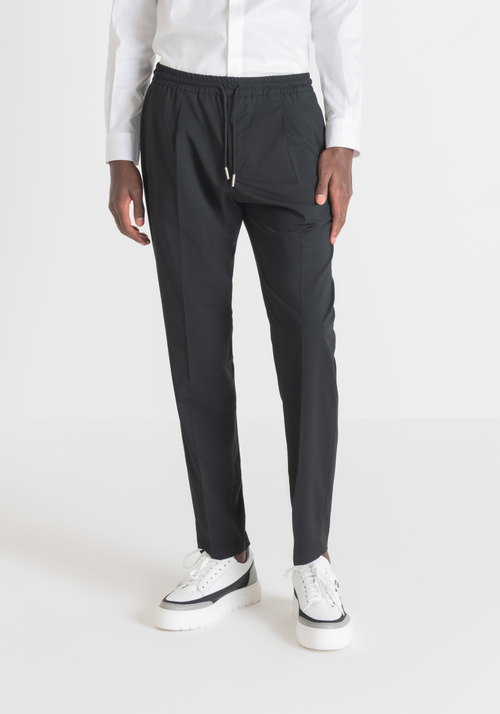 "NEIL" REGULAR-FIT TROUSERS IN SOFT STRETCH FABRIC | Antony Morato Online Shop