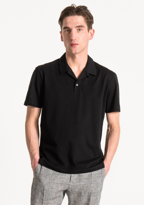 REGULAR-FIT POLO SHIRT IN SOFT PIQUÉ COTTON - T-shirts and Polo | Antony Morato Online Shop
