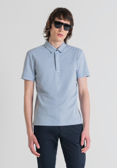 SLIM-FIT SOLID COLOUR POLO SHIRT - Men's T-shirts & Polo | Antony Morato Online Shop
