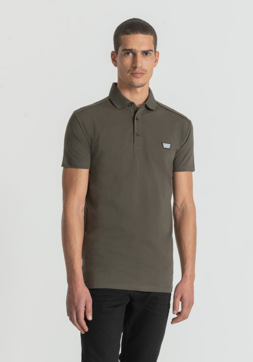SUPER-SLIM-FIT POLO SHIRT IN SOFT STRETCHY COTTON - Leisure Outfit | Antony Morato Online Shop