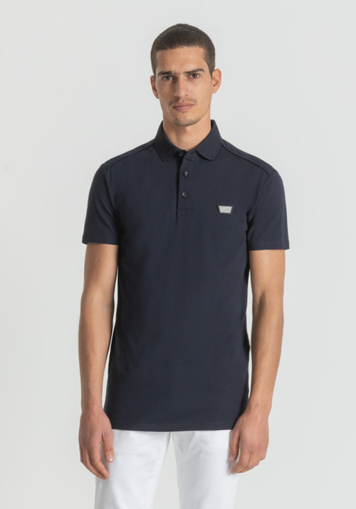SUPER-SLIM-FIT POLO SHIRT IN SOFT STRETCHY COTTON - Leisure Outfit | Antony Morato Online Shop