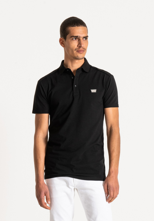 SUPER-SLIM-FIT POLO SHIRT IN SOFT STRETCHY COTTON - Clothing | Antony Morato Online Shop