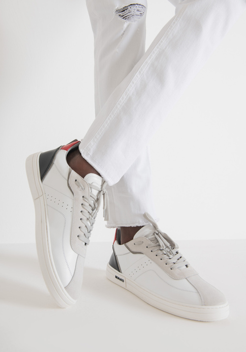 LOW LEATHER “CAMERON” SNEAKERS - Men's Sneakers | Antony Morato Online Shop