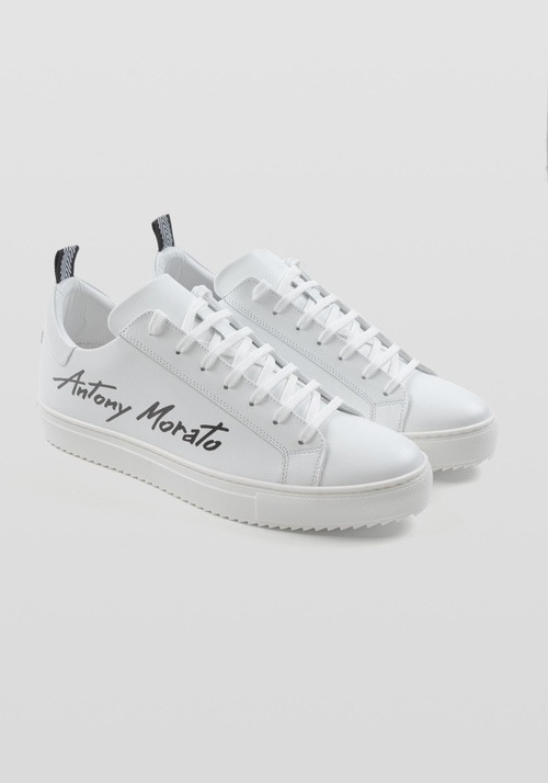 LOW-CUT-SNEAKER „SCREEN“ AUS LEDER - Sneakers | Antony Morato Online Shop
