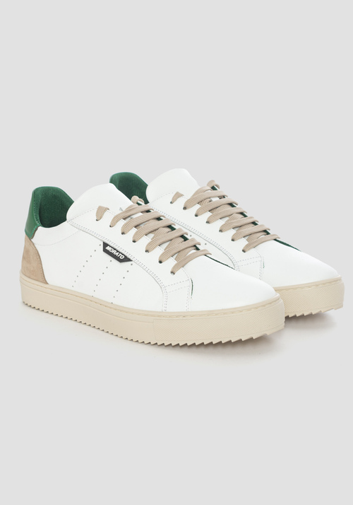 SNEAKER BASSA “SPIKE” IN PELLE - Sneakers Uomo | Antony Morato Online Shop