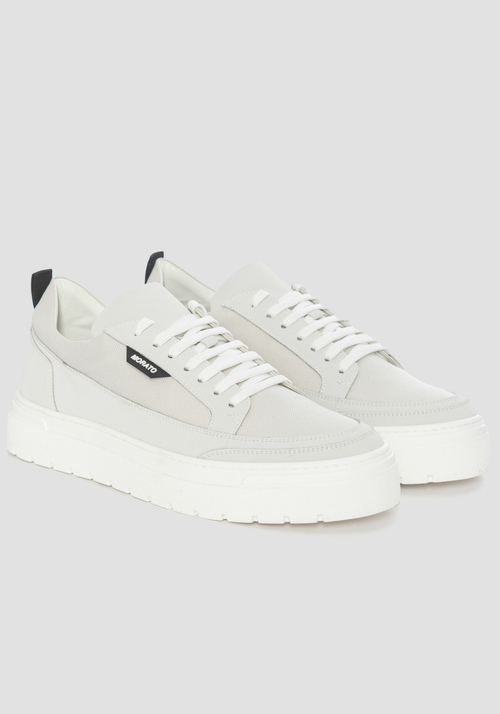 “FLINT” SNEAKER IN RECYCLED FABRIC AND NUBUCK - Private Sale 30% OFF | Antony Morato Online Shop