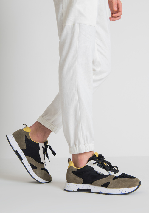 "MIXER" SNEAKER WITH SUEDE DETAILS - Men's Sneakers | Antony Morato Online Shop