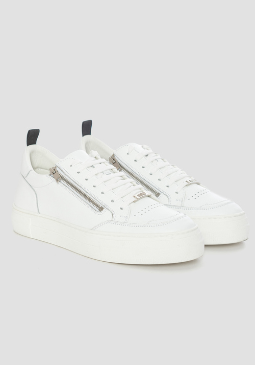 SNEAKER “ROW” IN PURA PELLE CON ZIP - Sneakers Uomo | Antony Morato Online Shop