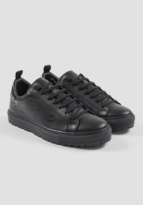 SNEAKERS « SCREEN » EN CUIR SOUPLE - Chaussures | Antony Morato Online Shop
