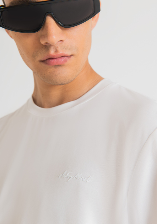 REGULAR-FIT T-SHIRT WITH PRINTED LOGO - Men's T-shirts & Polo | Antony Morato Online Shop