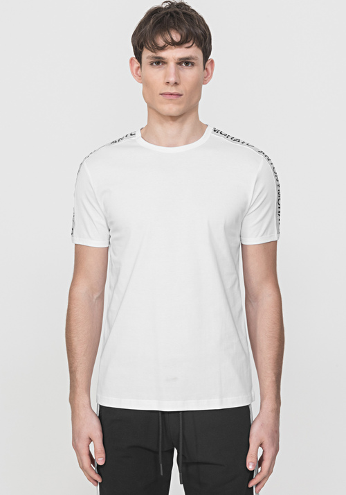 T-SHIRT REGULAR EN COTON DOUX UNI - T-shirts et polos | Antony Morato Online Shop