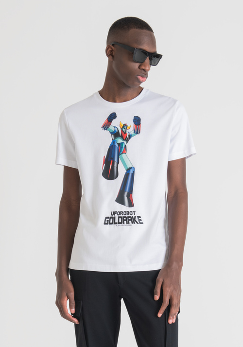T-SHIRT EN COTON COUPE SLIM AVEC IMPRIMÉ GOLDORAK - T-shirts et polos | Antony Morato Online Shop