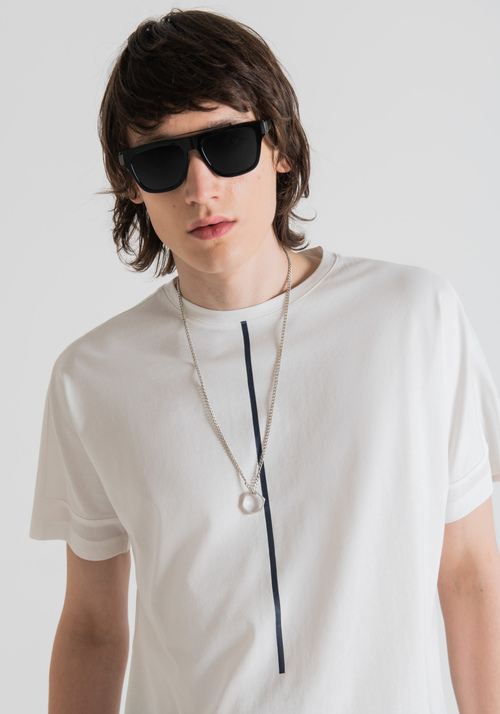 T-SHIRT SLIM FIT EN COTON DOUX - T-shirts et polos | Antony Morato Online Shop