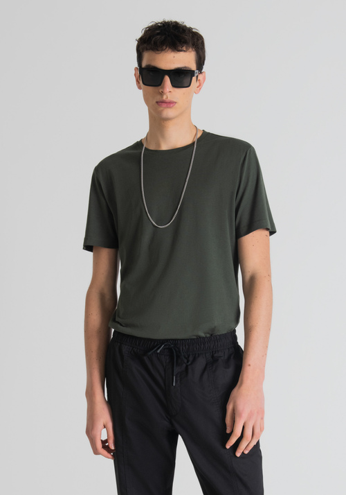 REGULAR FIT T-SHIRT IN A SUSTAINABLE COTTON BLEND - Mood Tokyo | Antony Morato Online Shop