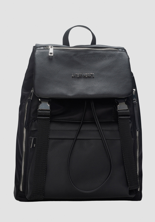 BACKPACK IN NYLON AND FAUX LEATHER - Bolsos | Antony Morato Online Shop