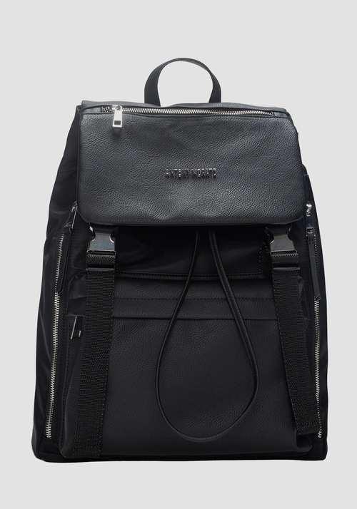 BACKPACK IN NYLON AND FAUX LEATHER - Accessoires | Antony Morato Online Shop