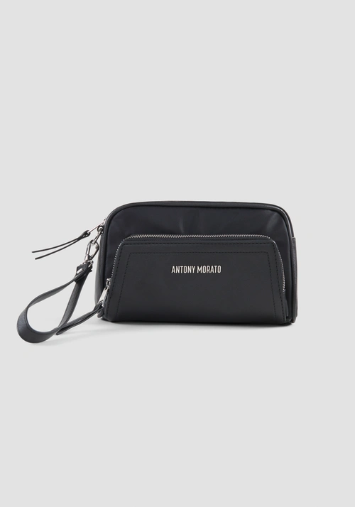 CLUTCH-TASCHE MIT TASCHE AUS NYLON UND KUNSTLEDER - Accessoires | Antony Morato Online Shop