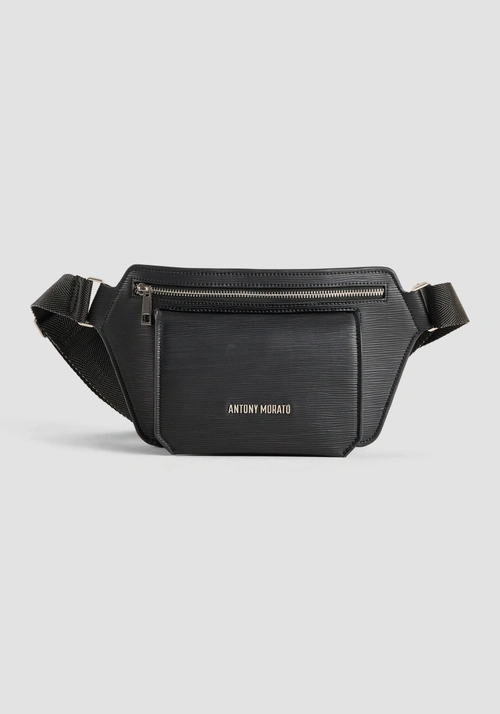 GÜRTELTASCHE AUS KUNSTLEDER MIT LOGO AUF DER VORDERSEITE - Accessoires | Antony Morato Online Shop