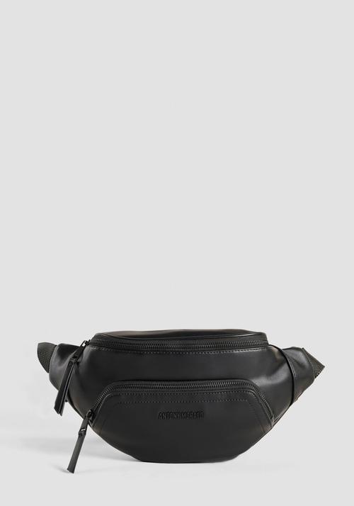 RIÑONERA DE PIEL SINTÉTICA CON DOBLE COMPARTIMENTO - Bolsos | Antony Morato Online Shop