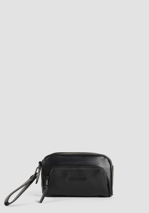 POUCH DE PIEL SINTÉTICA CON CREMALLERA - Bolsos | Antony Morato Online Shop