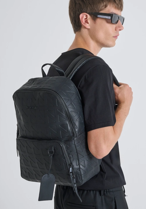 MOCHILA DE POLIPIEL CON BOLSILLO GRANDE - Bolsos | Antony Morato Online Shop