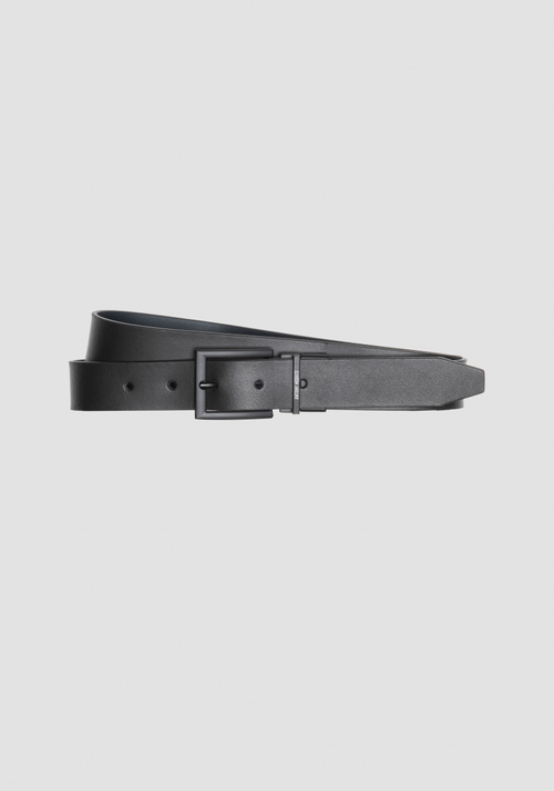 LEATHER BELT WITH BUCKLE HEIGHT 30MM - Made in Italy | Antony Morato Online Shop
