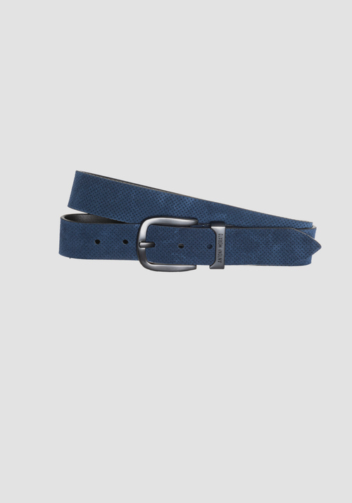 35MM SUEDE BELT WITH BUCKLE - Men's Belts | Antony Morato Online Shop