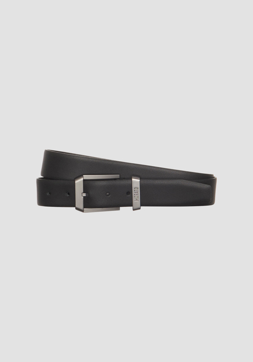 LEATHER BELT WITH BUCKLE HEIGHT 35MM - Accessories | Antony Morato Online Shop
