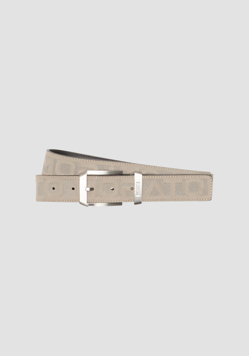BELT IN SUEDE LEATHER WITH 35 MM BUCKLE - Men's Belts | Antony Morato Online Shop