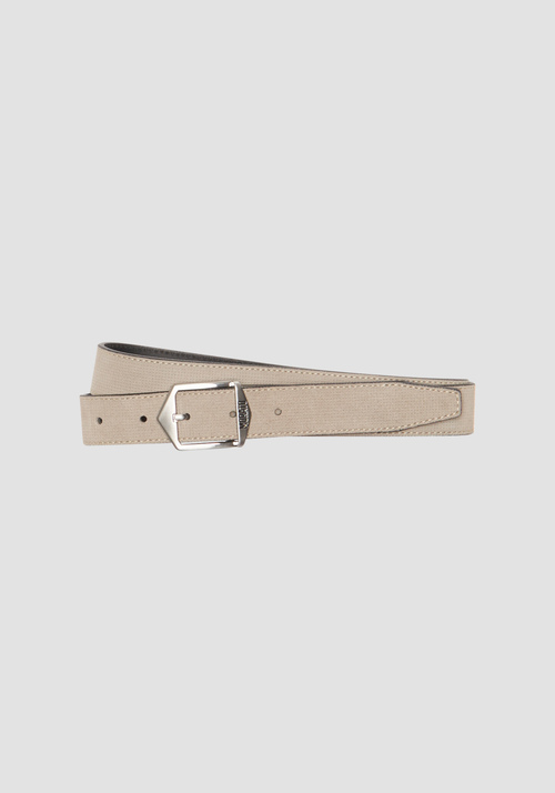 BELT IN SUEDE LEATHER WITH 30 MM BUCKLE - Men's Belts | Antony Morato Online Shop
