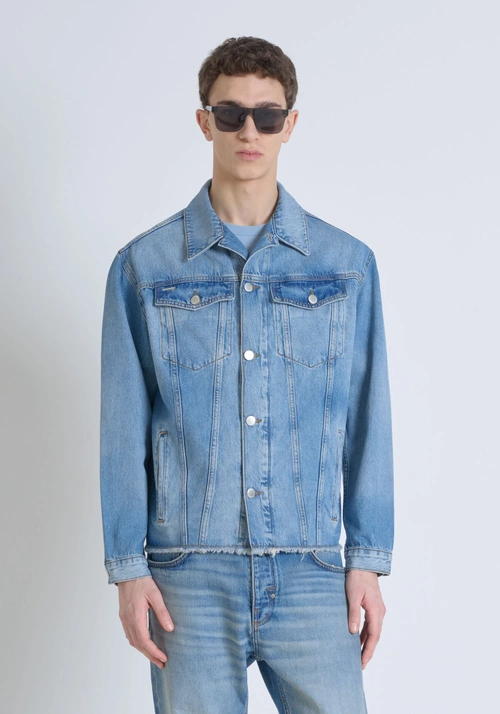 JACKE OVER FIT AUS DENIM MIT TASCHEN - Jacken und Mäntel | Antony Morato Online Shop